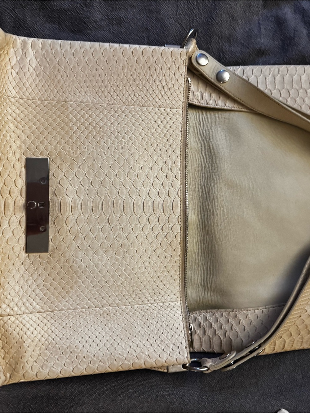 Celine Blade Shoulder Bag Python - Picture 4 of 7